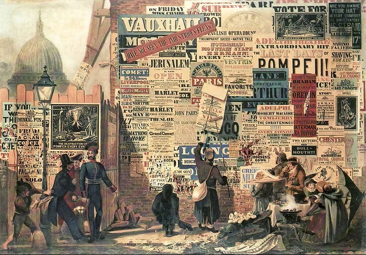 Orlando Parry, Londonska ulica, 1834.