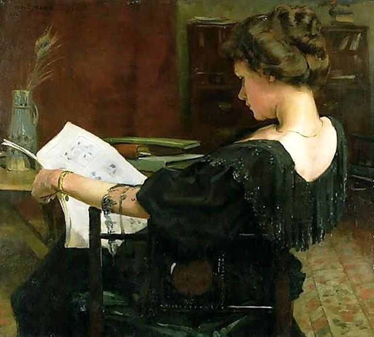 Alexander Man, Portret Helen Gow, oko 1900.