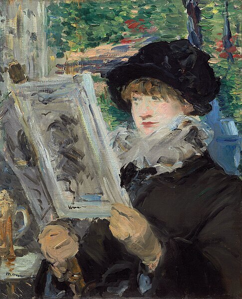 Édouard Manet, Žena s novinama, 1935.
