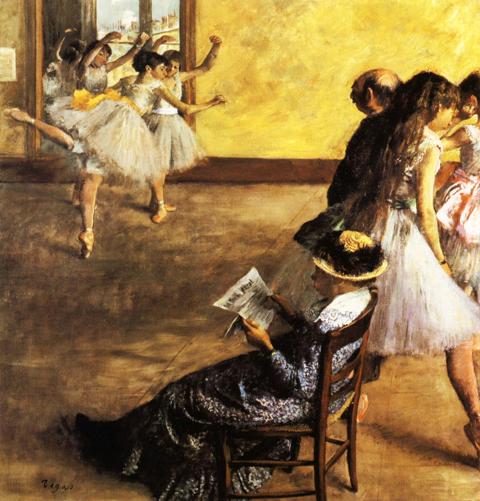 Edgar Degas, Sat baleta, 1880.