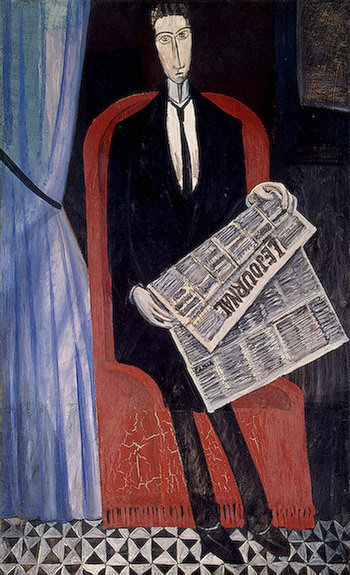 Andre Derain: Portret čovjeka koji čita novine